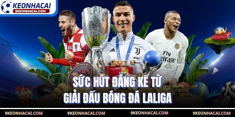 Sức hút đáng kể từ giải đấu bóng đá Laliga