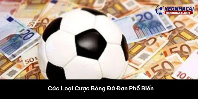 Các Loại Cược Bóng Đá Đơn Phổ Biến 