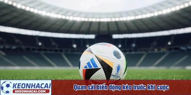 Quan sát biến động kèo trước khi cược