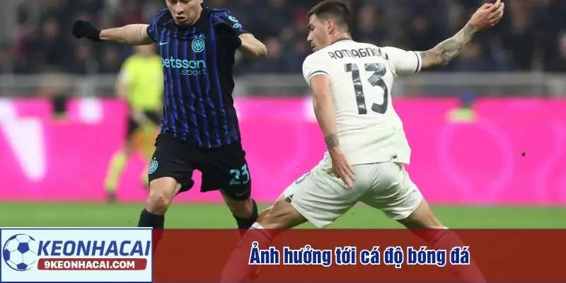 Ảnh hưởng đến cá độ bóng đá