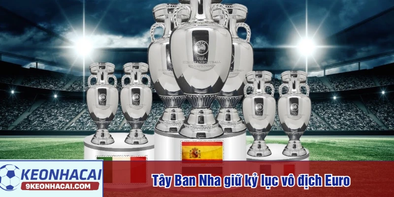 Tây Ban Nha giữ kỷ lục vô địch Euro